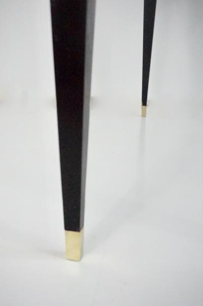 Gio Ponti Gio Ponti black lacquered console vanity table from Hotel Royal 1955