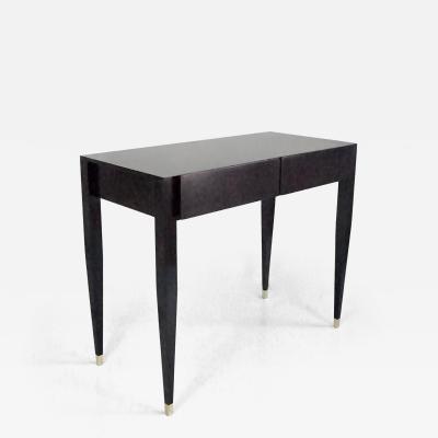 Gio Ponti Gio Ponti black lacquered console vanity table from Hotel Royal 1955