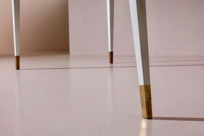 Gio Ponti Gio Ponti certified walnut and glass display table for A P E M Italy 1946