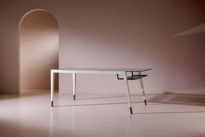 Gio Ponti Gio Ponti certified walnut and glass display table for A P E M Italy 1946