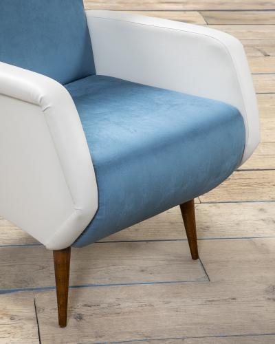 Gio Ponti Gio Ponti for Cassina Pair of Armchairs mod 803