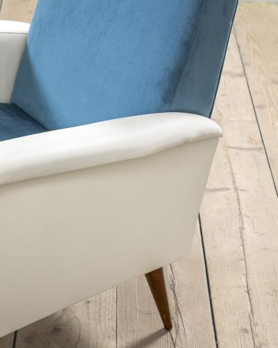 Gio Ponti Gio Ponti for Cassina Pair of Armchairs mod 803