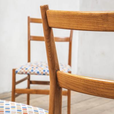 Gio Ponti Gio Ponti for Cassina Set of 8 Chairs mod Leggera