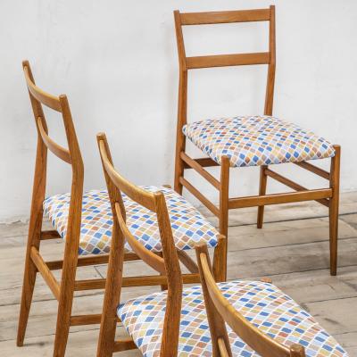 Gio Ponti Gio Ponti for Cassina Set of 8 Chairs mod Leggera