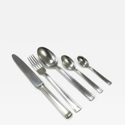 Gio Ponti Gio Ponti for Krupp Silvered Flatware Cutlery for Six 31 pcs Austria 1950s
