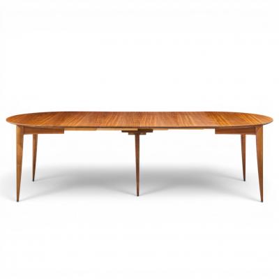 Gio Ponti Gio Ponti for Singer Sons Model 2135 Walnut Expanding Dining Table 4 Leaves