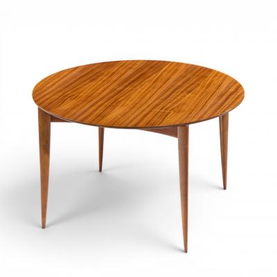 Gio Ponti Gio Ponti for Singer Sons Model 2135 Walnut Expanding Dining Table 4 Leaves