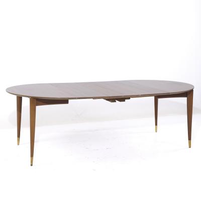 Gio Ponti Gio Ponti for Singer and Sons 2135 MCM Expanding Dining Table with 4 Leaves