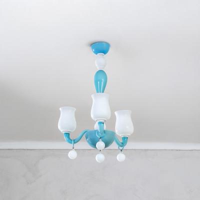 Gio Ponti Gio Ponti for Venini Murano Glass Chandelier mod 5586 3
