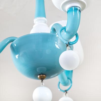 Gio Ponti Gio Ponti for Venini Murano Glass Chandelier mod 5586 3