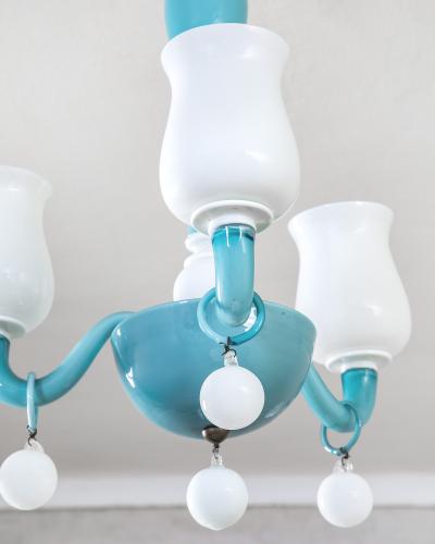 Gio Ponti Gio Ponti for Venini Murano Glass Chandelier mod 5586 3