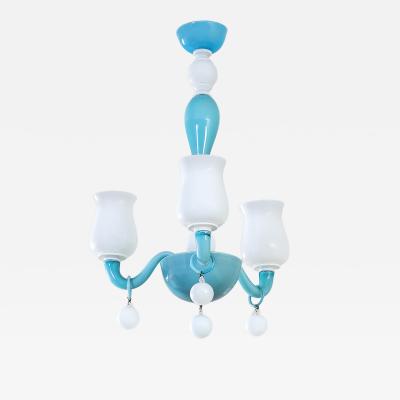 Gio Ponti Gio Ponti for Venini Murano Glass Chandelier mod 5586 3