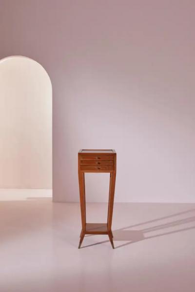 Gio Ponti Gio Ponti occasional table with drawers for BNL offices Genoa Italy 1950s