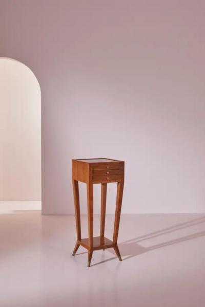 Gio Ponti Gio Ponti occasional table with drawers for BNL offices Genoa Italy 1950s