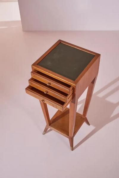 Gio Ponti Gio Ponti occasional table with drawers for BNL offices Genoa Italy 1950s