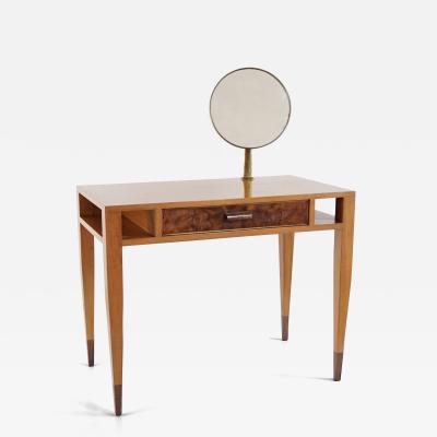 Gio Ponti Gio Ponti vanity desk console table with a adjustable Fontana arte mirror 1950