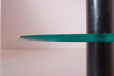 Gio Ponti Gio Ponti wooden and glass occasional table Italy 1930s