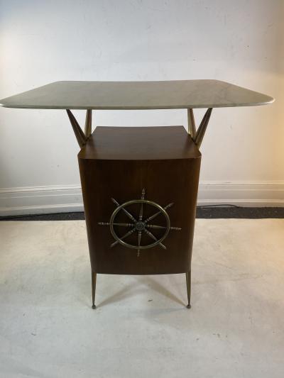 Gio Ponti ITALIAN MID CENTURY SHIPS WHEEL MODERNIST BAR