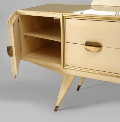 Gio Ponti Italian 1950s White Lacquered Dresser