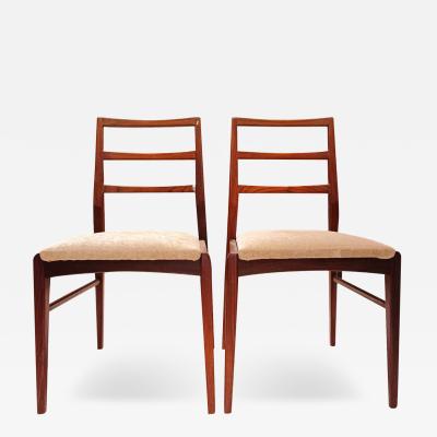 Gio Ponti Italian Mid Century Rosewood Chairs set of 4