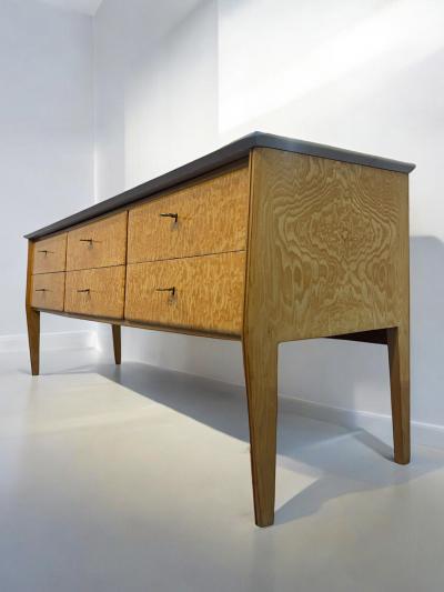 Gio Ponti Italian Mid Century Sideboard or Chest of Drawers Gi Ponti style 1950s