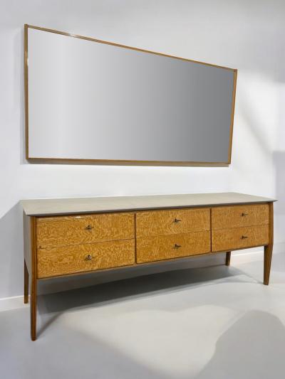 Gio Ponti Italian Mid Century Sideboard or Chest of Drawers Gi Ponti style 1950s