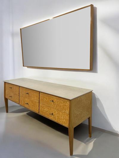 Gio Ponti Italian Mid Century Sideboard or Chest of Drawers Gi Ponti style 1950s