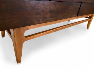 Gio Ponti Italian Modern 12 Drawer Walnut Dresser Gio Ponti