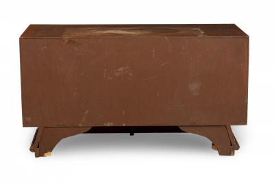 Gio Ponti Italian Modern Two Drawer Bedside Table Night Stand manner of Gio Ponti
