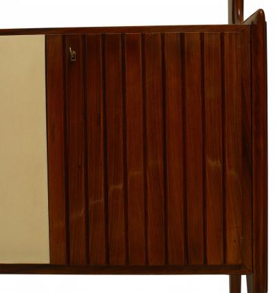 Gio Ponti Italian Post War Rosewood Mahogany Cabinet