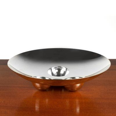 Gio Ponti Lino Sabattini Mid Century Modern silver plated dish by Lino Sabattini