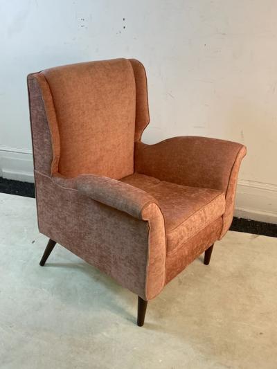 Gio Ponti MODERNIST MID CENTURY PAIR OF ITALIAN ARMCHAIRS
