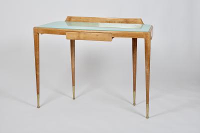 Gio Ponti Maple Desk Console Table Attributed to Gio Ponti Italy c 1950