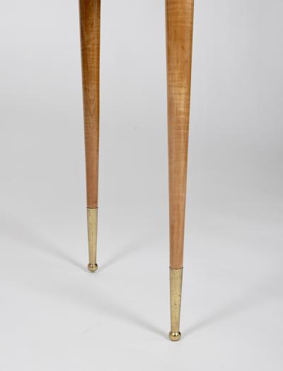 Gio Ponti Maple Desk Console Table Attributed to Gio Ponti Italy c 1950