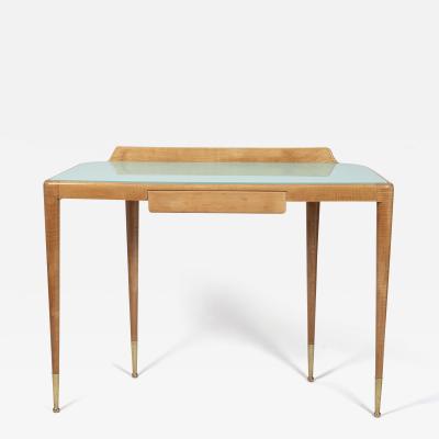 Gio Ponti Maple Desk Console Table Attributed to Gio Ponti Italy c 1950