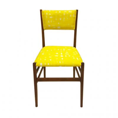 Gio Ponti Mid Century Modern Gio Ponti Set of Four Leggera Ash Wood Italian Chairs 1951