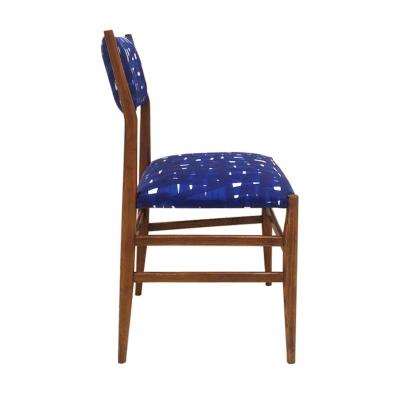 Gio Ponti Mid Century Modern Gio Ponti Set of Four Leggera Ash Wood Italian Chairs 1951