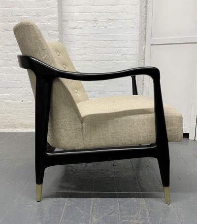 Gio Ponti Mid Century Modern Sculptural Armchair