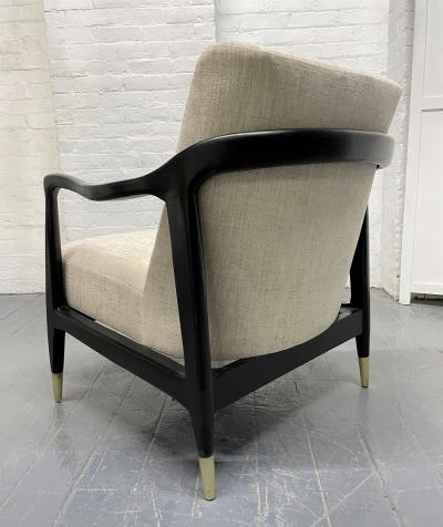 Gio Ponti Mid Century Modern Sculptural Armchair