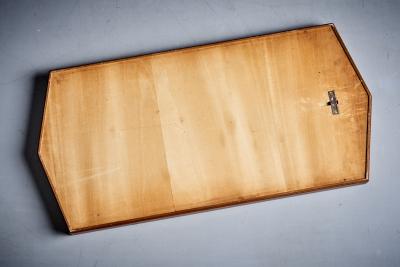 Gio Ponti Mirror in the manner of Gio Ponti made of teak Italy 1960s