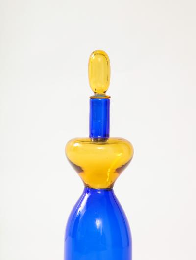 Gio Ponti Old Lady Bottle with Stopper Model 4492 by Gio Ponti for Venini