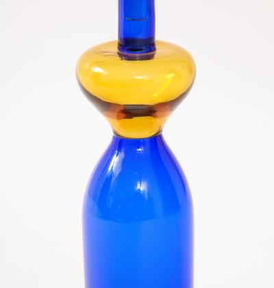 Gio Ponti Old Lady Bottle with Stopper Model 4492 by Gio Ponti for Venini