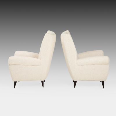 Gio Ponti Paiir of Armchairs by Gio Ponti