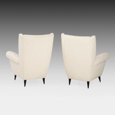Gio Ponti Paiir of Armchairs by Gio Ponti