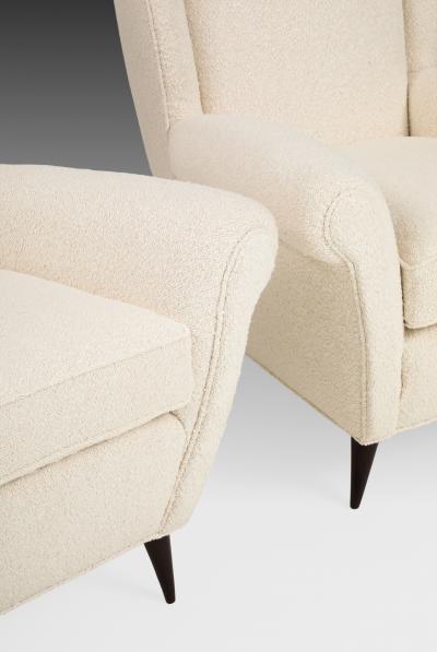 Gio Ponti Paiir of Armchairs by Gio Ponti