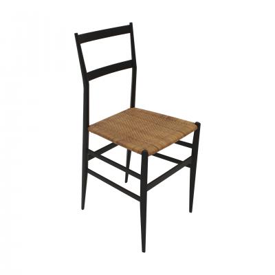 Gio Ponti Pair Of 699 Superleggera Chairs Designed By Gio Ponti For Cassina Italy 1957 