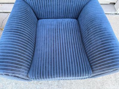 Gio Ponti Pair Of Italian Modern Gio Ponti Inspired Lounge Chairs