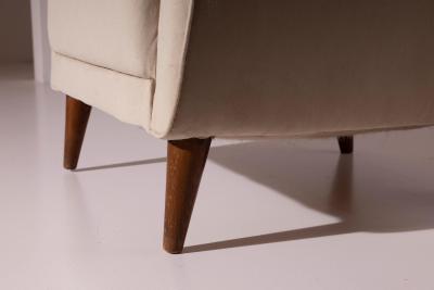 Gio Ponti Pair of Gio Ponti Armchairs for Cassina Conte Grande Liner 1949
