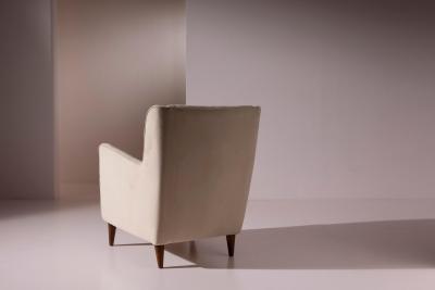 Gio Ponti Pair of Gio Ponti Armchairs for Cassina Conte Grande Liner 1949