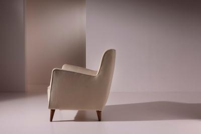 Gio Ponti Pair of Gio Ponti Armchairs for Cassina Conte Grande Liner 1949
